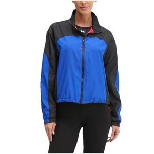 Under Armour Women's Athletic Project Rock Woven Zip-Up Top Size 2XL New